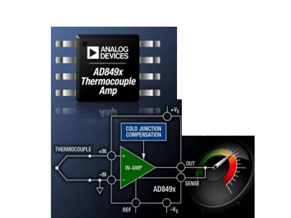 Amplifier Targets Precision Thermocouple Measurements